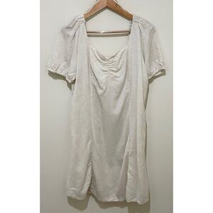 Japna Beautiful Cream Women's Dress, Size XL